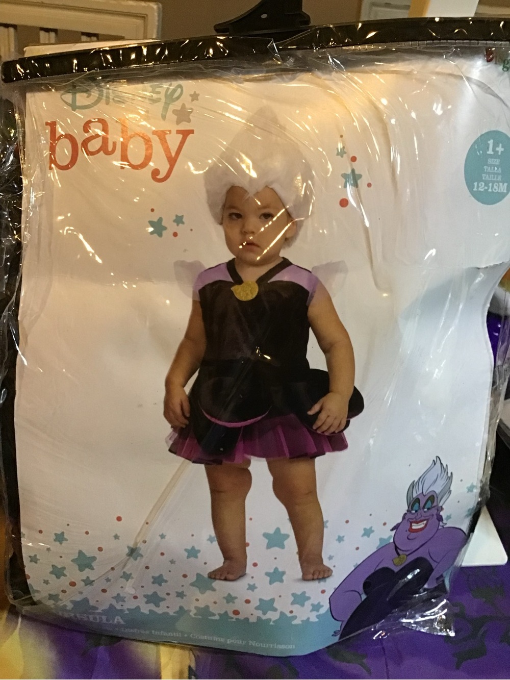Disney baby Ursula size 12/18 months little mermaid